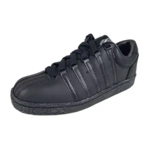 K-Swiss Classic Varsity Shoes Sneakers Sport Black Leather