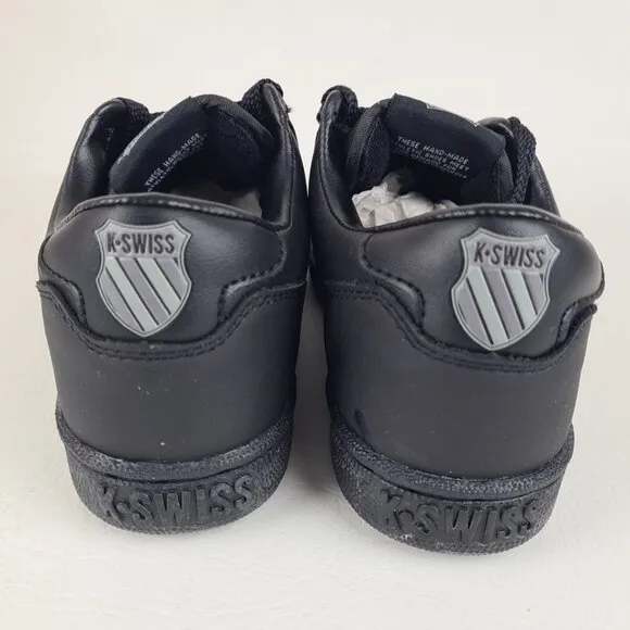 K-Swiss Classic Varsity Shoes Sneakers Sport Black Leather