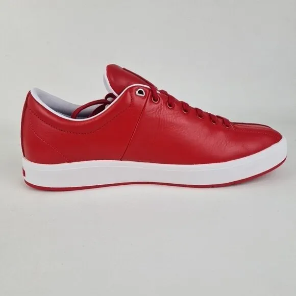 K-Swiss Classics Clean Men's Shoes Sneakers Leather Red Size 11