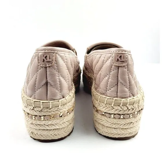 Karl‎ Lagerfeld Quilted Espadrille - Size 7.5
