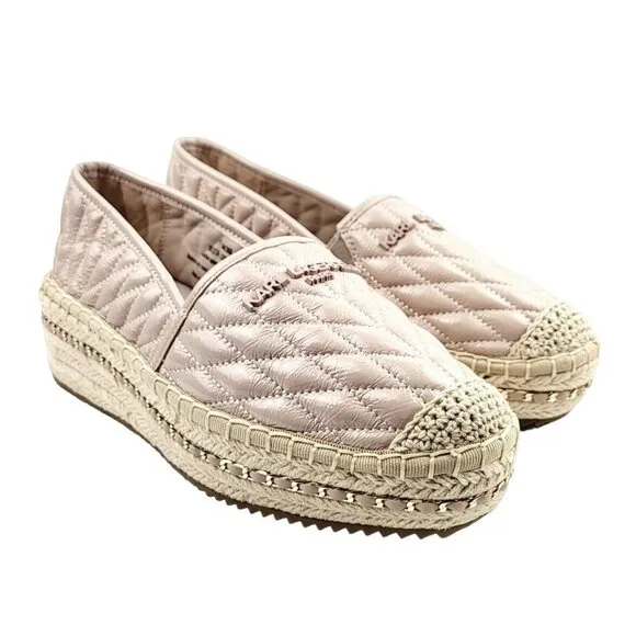 Karl‎ Lagerfeld Quilted Espadrille - Size 7.5