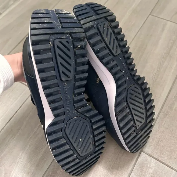 Karl Lagerfeld Two Tone Leather Sneakers size 9.5