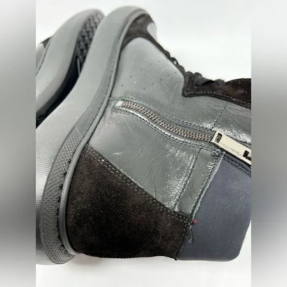 Karl Lagerfeld Paris Men's Black Leather Boots size 11 New in a Box
