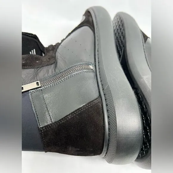 Karl Lagerfeld Paris Men's Black Leather Boots size 11 New in a Box