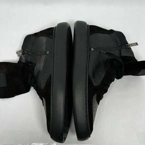 Karl Lagerfeld Paris Men's Black Leather Boots size 11 New in a Box