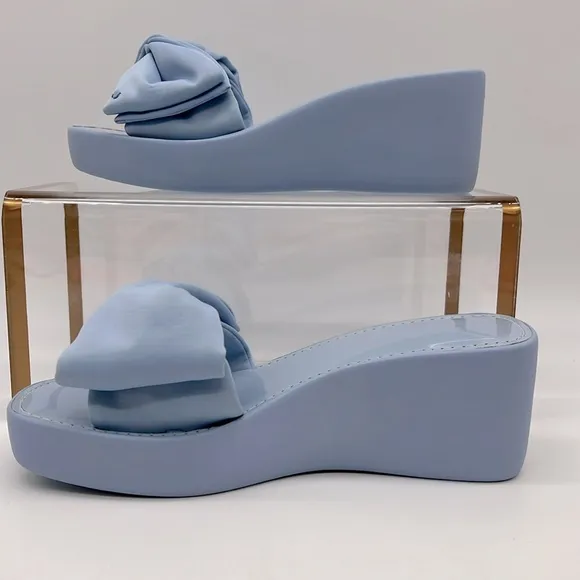 Kate Spade Bikini Platform Wedges North Star Blue
