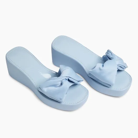 Kate Spade Bikini Platform Wedges North Star Blue