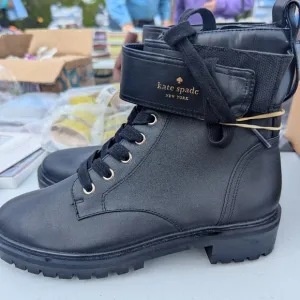 Kate Spade Combat Style Boots New! Size 5