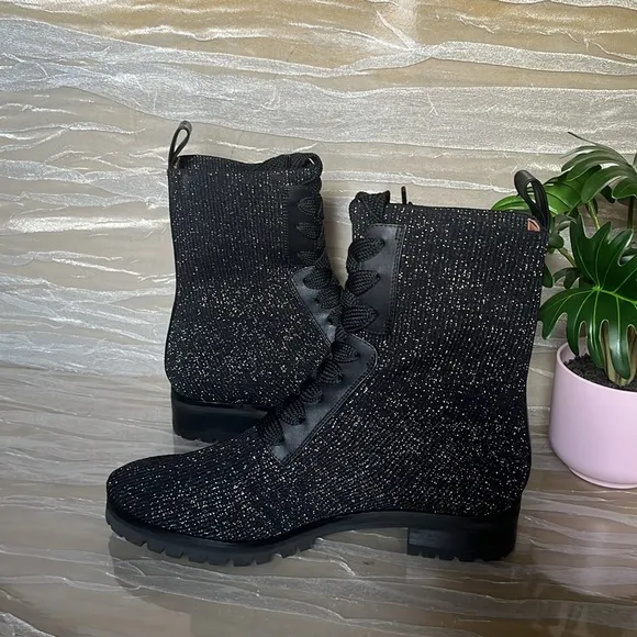 Kate Spade Merigue Metallic Knit Boots