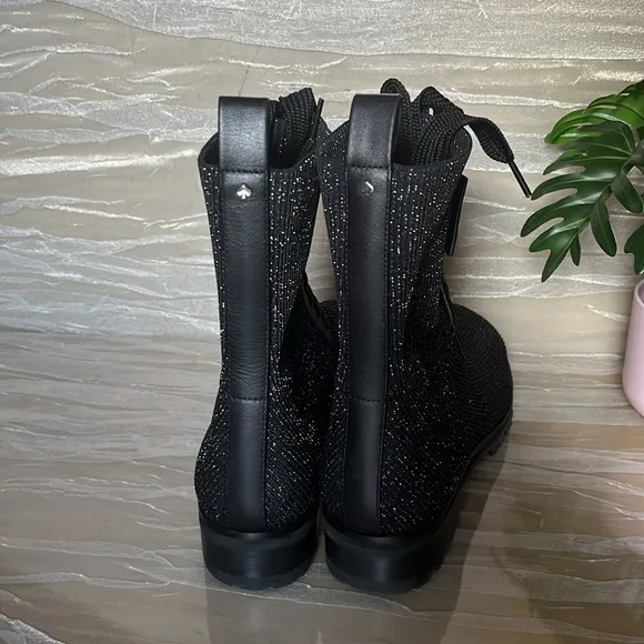 Kate Spade Merigue Metallic Knit Boots