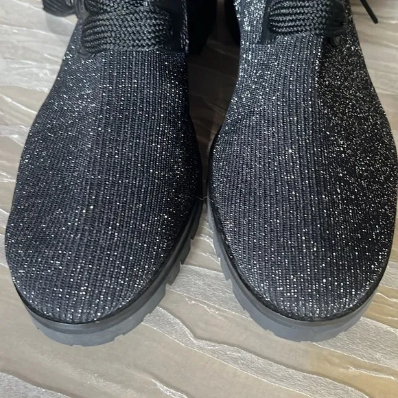 Kate Spade Merigue Metallic Knit Boots