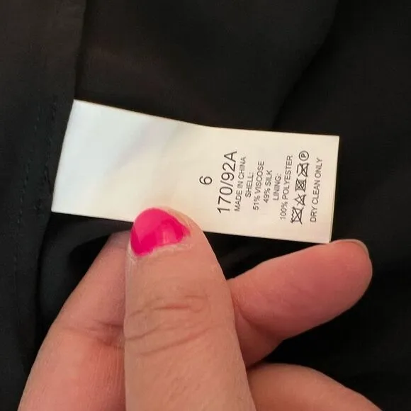 Kate Spade meadow print 3/4 puff sleeve bow tie back silk blend ankle length max