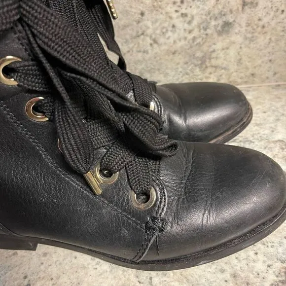 Kate Spade Raquel lace up combat boots
