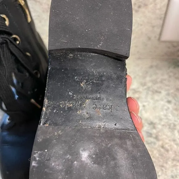 Kate Spade Raquel lace up combat boots