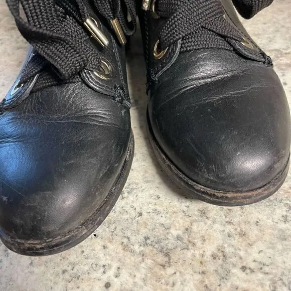 Kate Spade Raquel lace up combat boots