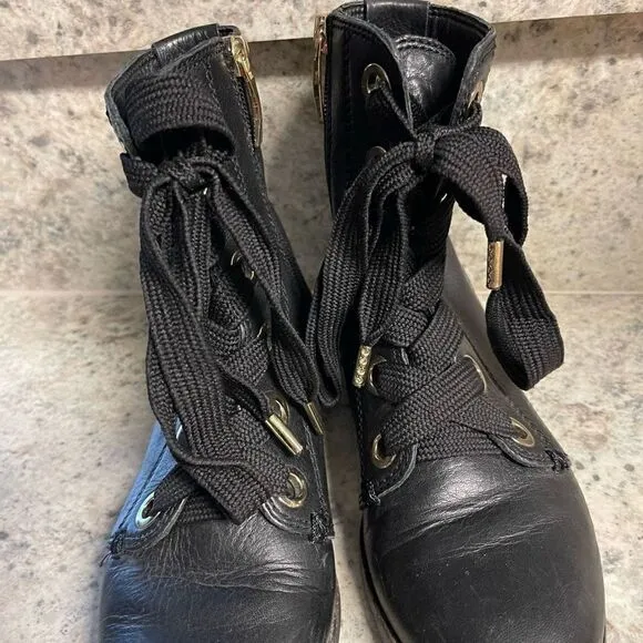 Kate Spade Raquel lace up combat boots