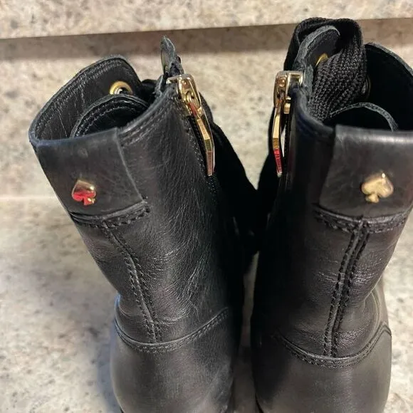 Kate Spade Raquel lace up combat boots