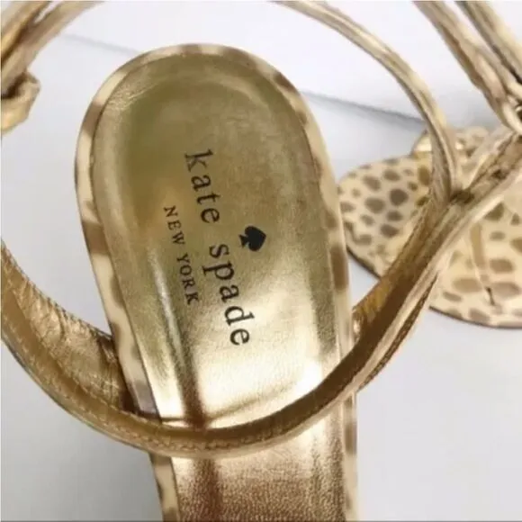 Kate Spade Vero-Ocelot Giraffe Print Wedges
