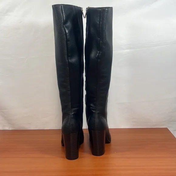 Kenneth Cole Justin Leather Lug Tall Boot Women’s Size 9.5