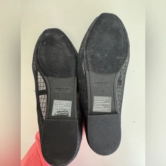 KENNETH COLE Myra Mesh Ballet Flats black 8