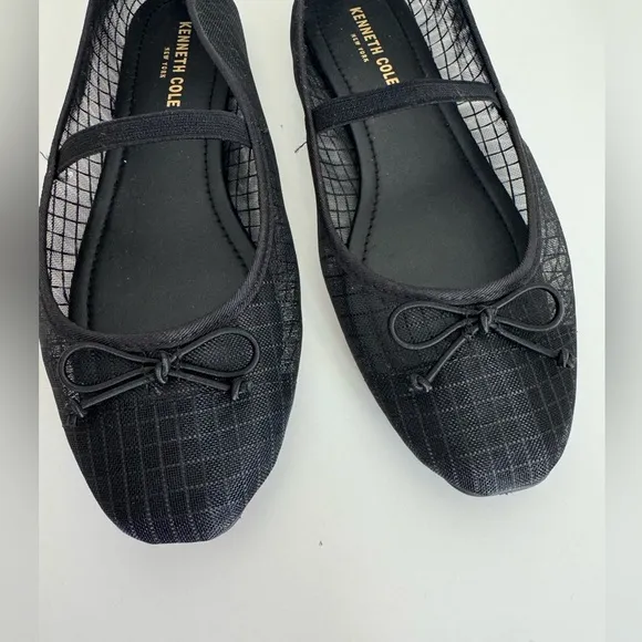 KENNETH COLE Myra Mesh Ballet Flats black 8