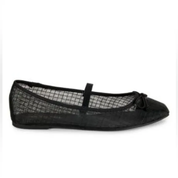 KENNETH COLE Myra Mesh Ballet Flats black 8