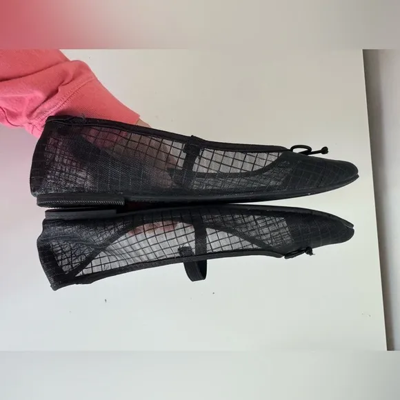 KENNETH COLE Myra Mesh Ballet Flats black 8