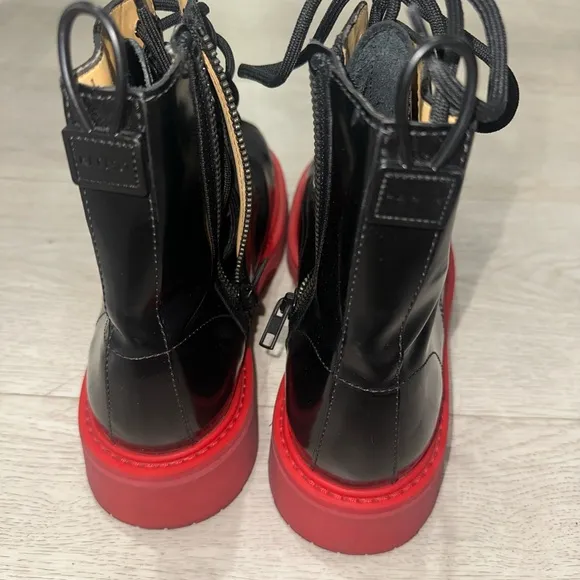 Kenzo Black and Red Men's Boots