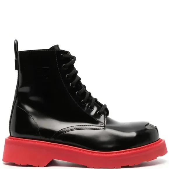 Kenzo Black and Red Men's Boots