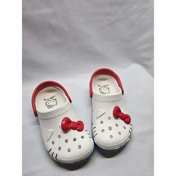 KIDS CROCS Hello Kitty CLASSIC CLOG Size JR 2
