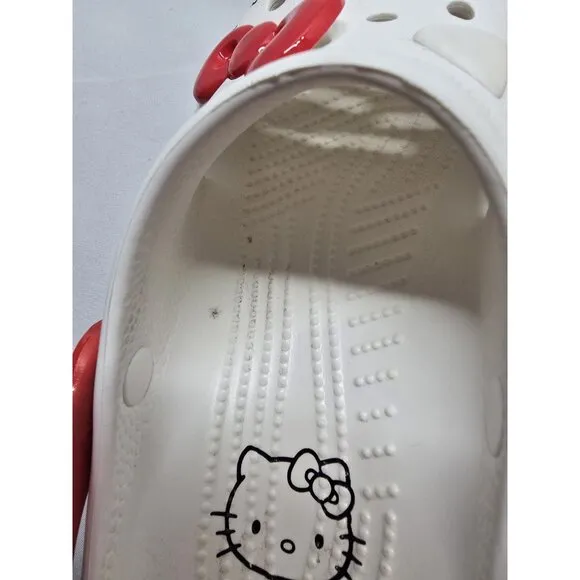 KIDS CROCS Hello Kitty CLASSIC CLOG Size JR 2