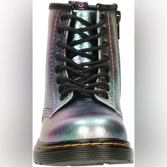 Kids Dr. Marten Iridescent Combat Boots