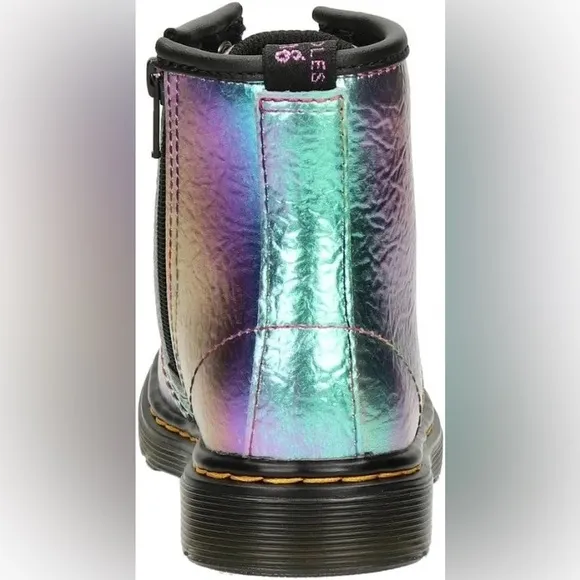 Kids Dr. Marten Iridescent Combat Boots