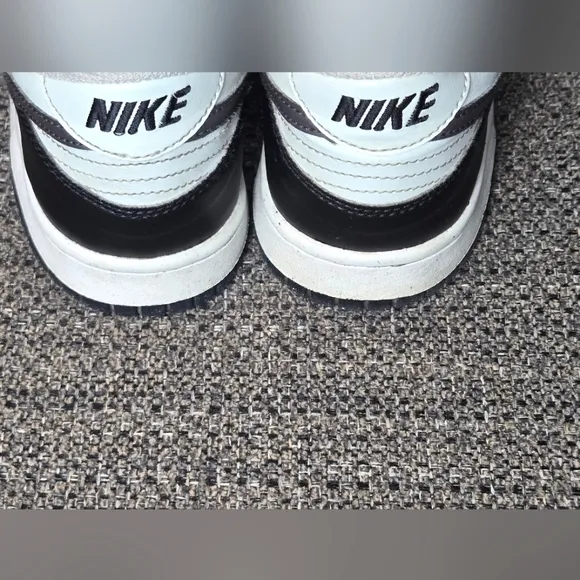 Kids Nike Dunk Low Next Nature Black Bright Mandarin Shoes, Size 6Y