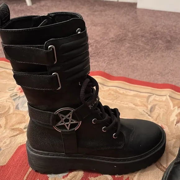 KillStar moto combat boots