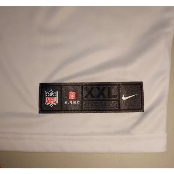 KIRK COUSINS #8 Vikings Away Jersey NFL‎ On Field Nike Dri Fit XXL White V Neck