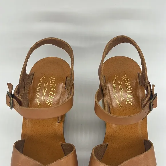 Kork-Ease Bette Platform Vachetta Wedge Suede Sandal 10