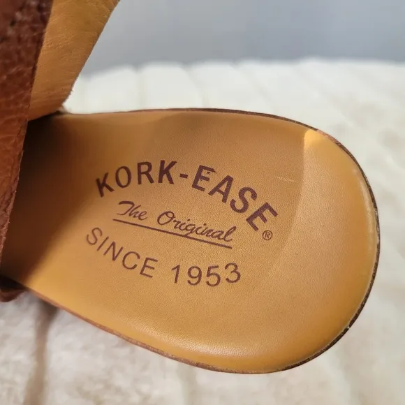 KORK-EASE // ltd ed berit leather peep toe ankle buckle platform wedges