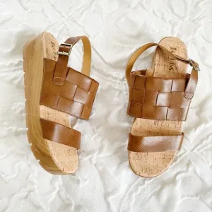 Korks Fraya Wedge Sandal Size 11 New
