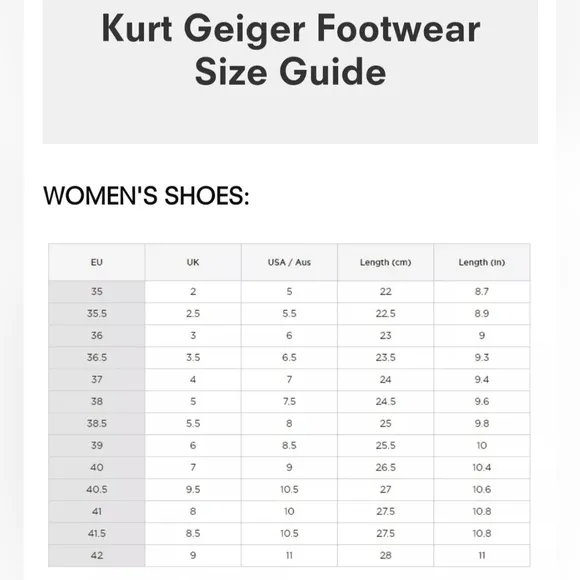 Kurt Geiger London Kensington Combat  Boot Size 39/8.5