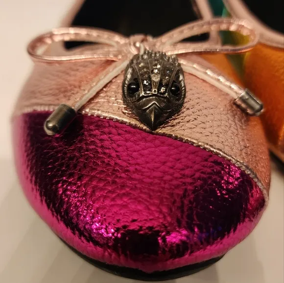Kurt Geiger London™ Kids Mini Eagle Ballerina flats in multi color