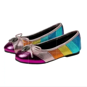 Kurt Geiger London™ Kids Mini Eagle Ballerina flats in multi color