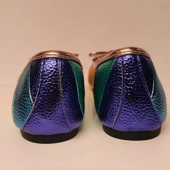 Kurt Geiger London™ Kids Mini Eagle Ballerina flats in multi color