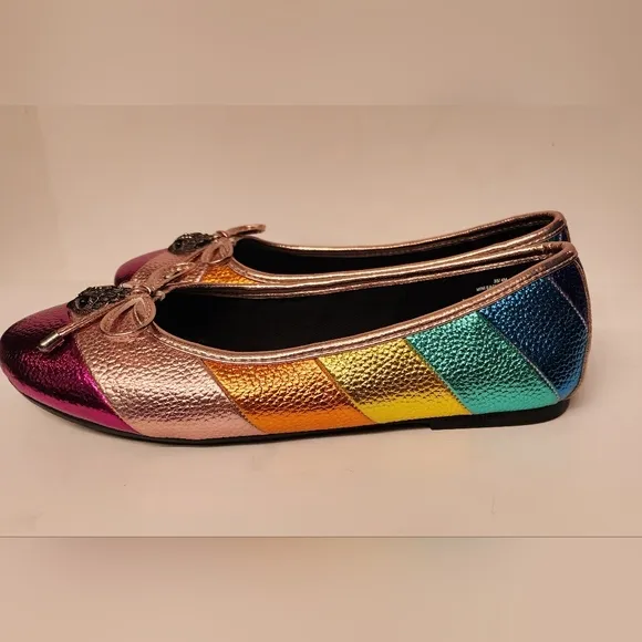 Kurt Geiger London™ Kids Mini Eagle Ballerina flats in multi color