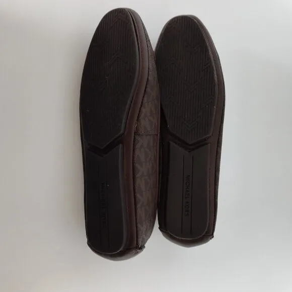 Ladies SZ 6-1/2 Michael Kors Brown Ballet Flats
