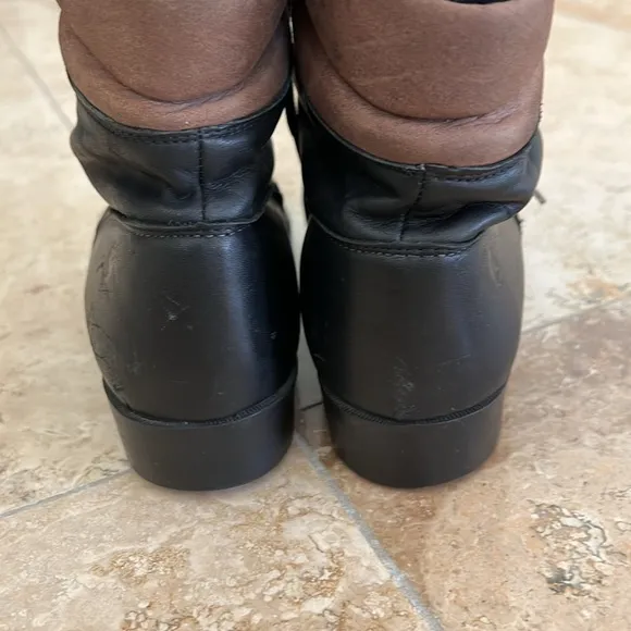 Laredo Performair Black and Brown Lace up Women's Boots
