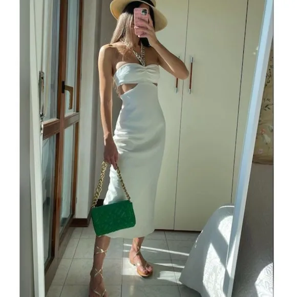 LAST ONE! BLOGGER'S FAVE! Zara Cut Out Dress NWT