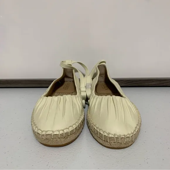 Lauren Ralph Lauren Cecilia Leather Espadrille Flats-Size 5 NWOT