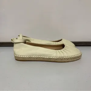 Lauren Ralph Lauren Cecilia Leather Espadrille Flats-Size 5 NWOT