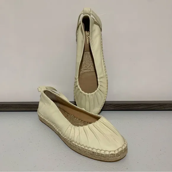 Lauren Ralph Lauren Cecilia Leather Espadrille Flats-Size 5 NWOT
